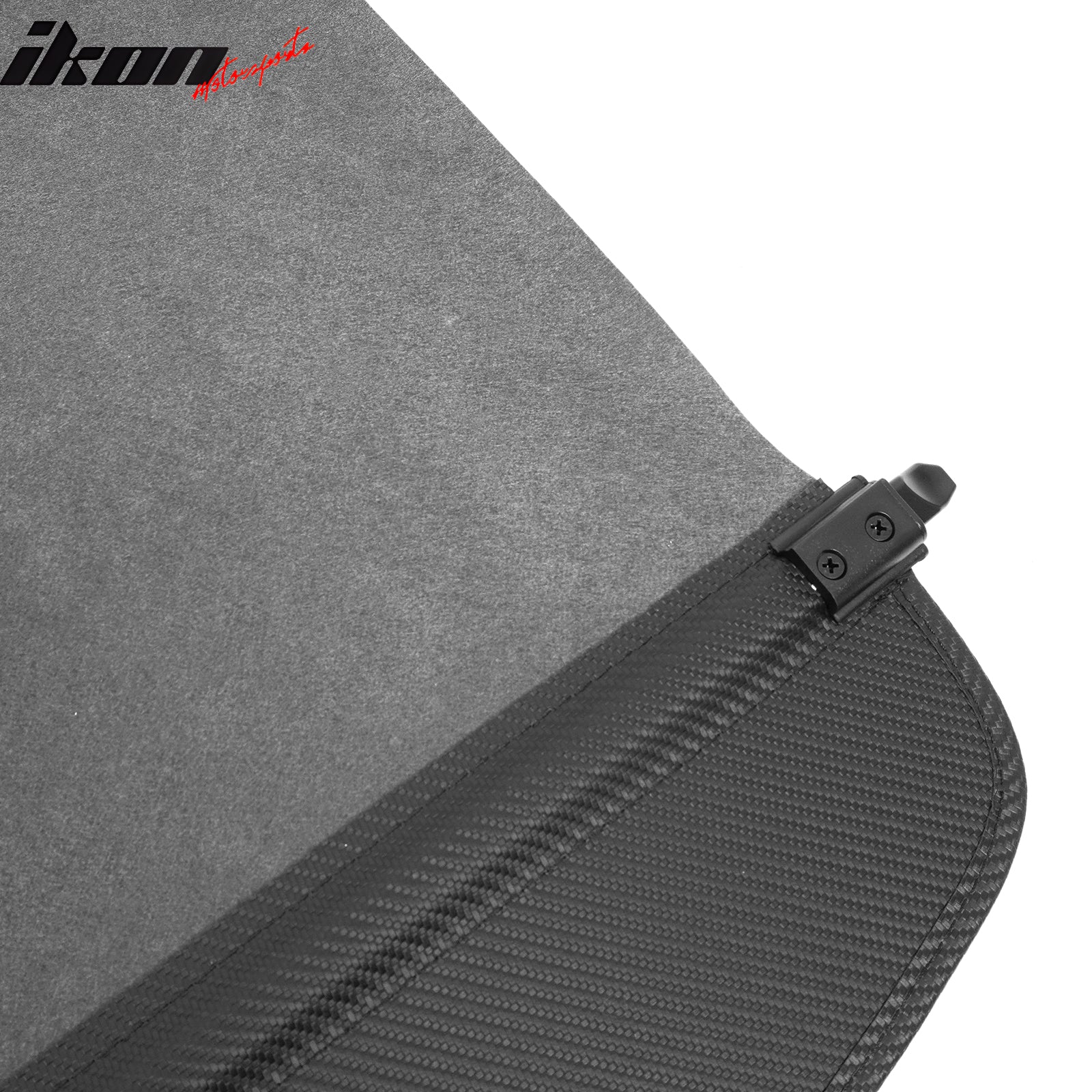 IKON MOTORSPORTS, Rear Retractable Cargo Cover, Compatible with 2024-2026 Honda Prologue & Chevrolet Blazer EV, Trunk Security Luggage Shield Shade