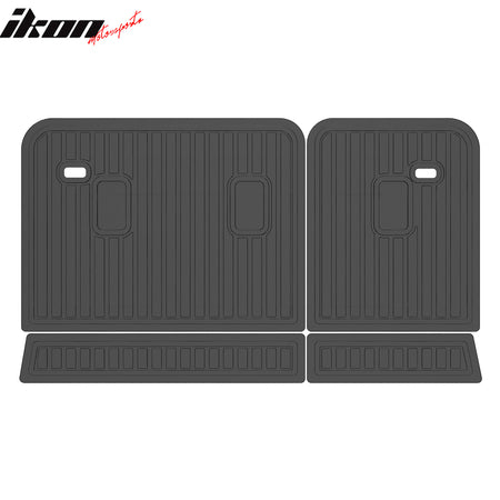 Fits 24-26 Traverse Acadia Enclave Carbon Fiber Texture Cargo Cover+Backrest Mat