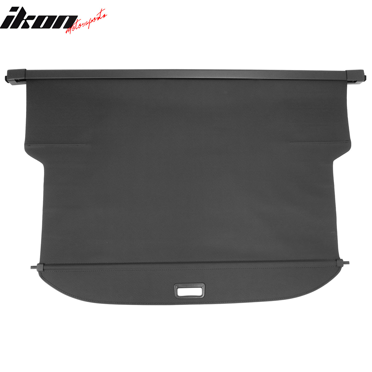 IKON MOTORSPORTS, Rear Retractable Cargo Cover, Compatible with 2024-2026 Chevrolet Traverse & GMC Acadia & Buick Enclave, ABS Aluminum Vinyl Trunk Security Luggage Shield Shade, Carbon Fiber Texture