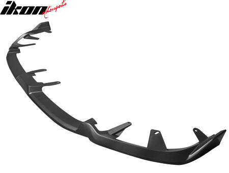 Fits 24-26 BMW G60 5 Series & i5 IKON Front Bumper Lip Spoiler Matte Black 3PCS