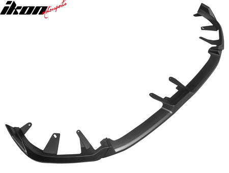 Fits 24-26 BMW G60 5 Series & i5 IKON Front Bumper Lip Spoiler Matte Black 3PCS