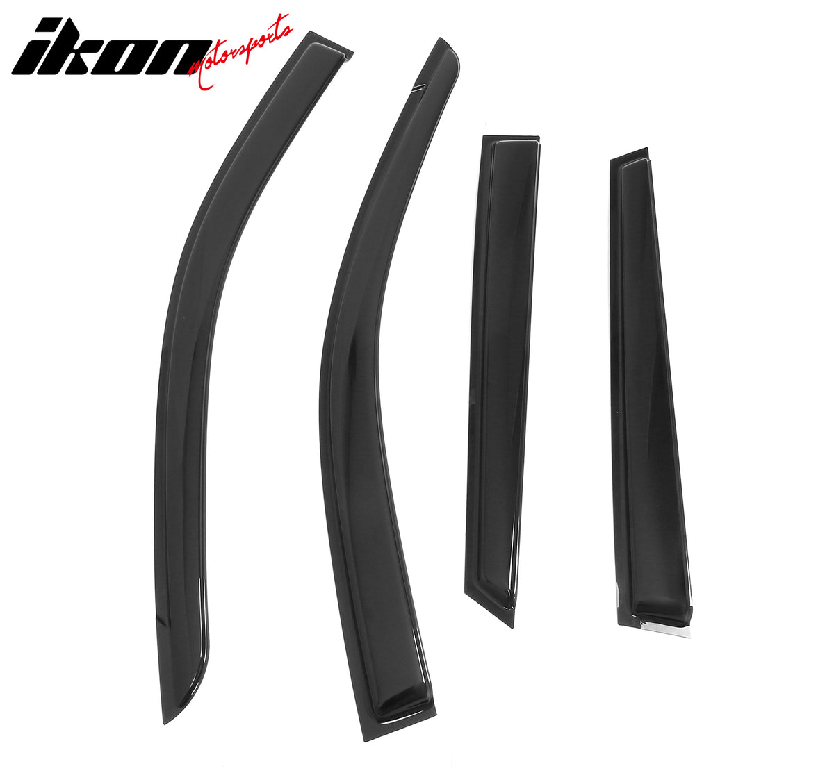 Fits 24-26 Chevy Trax Smoke Window Visors Vent Rain Guards Deflectors Tape-On