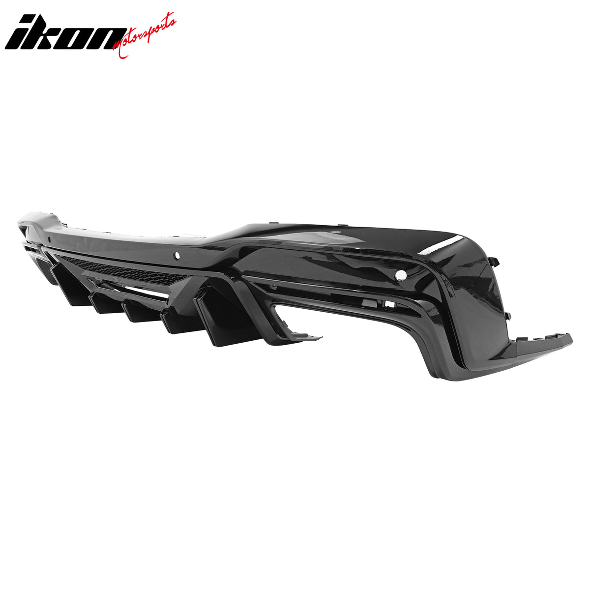 Fits 24-26 Ford Mustang Dark Horse Rear Bumper Diffuser Speed Style Gloss Black