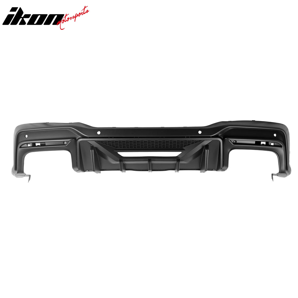 24-26 Mustang Dark Horse Rear Diffuser Speed Style Matte Black