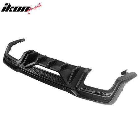 Fits 24-26 Ford Mustang Dark Horse Rear Bumper Diffuser Speed Style Matte Black