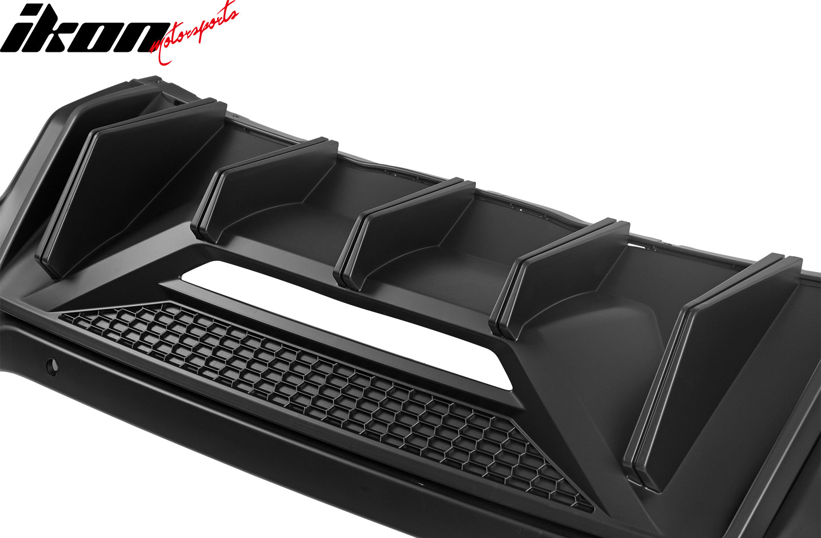 Fits 24-26 Ford Mustang Dark Horse Rear Bumper Diffuser Speed Style Matte Black