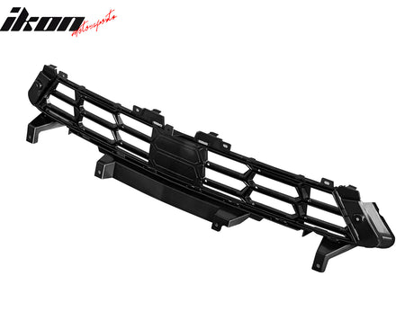 Fits 24-26 Ford Mustang Dark Horse Style ABS Front Bumper Hood Lower Mesh Grille