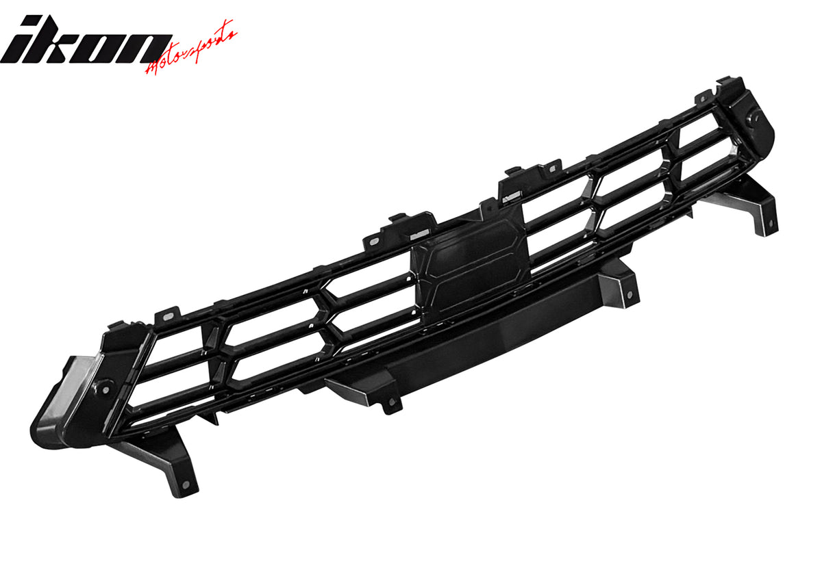 Fits 24-26 Ford Mustang Dark Horse Style ABS Front Bumper Hood Lower Mesh Grille