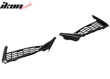 For 24-26 Ford Mustang Dark Horse ABS Front Bumper Lower Mesh Grille Insert Pair