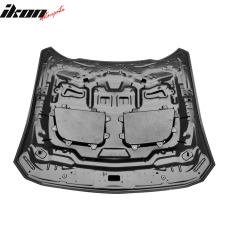 Fits 24-26 Ford Mustang Front Engine Hood Cover GTD Style Aluminum Scoop Bonnet