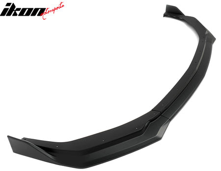 Fits 24-26 Ford Mustang Front Bumper Lip 3PC Spoiler Matte Black Lower Splitter