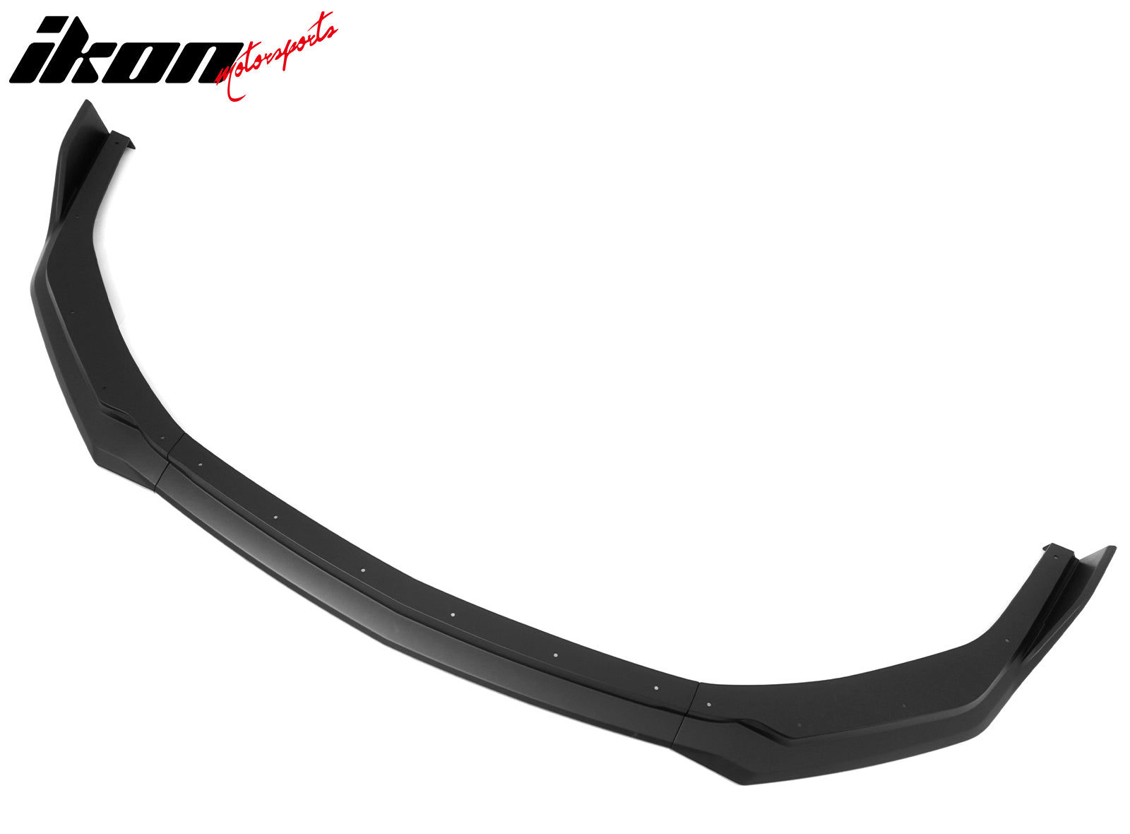 Fits 24-26 Ford Mustang Front Bumper Lip 3PC Spoiler Matte Black Lower Splitter