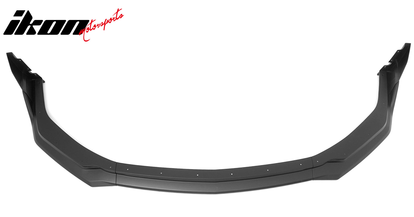 Fits 24-26 Ford Mustang Front Bumper Lip 5PC Spoiler Matte Black Lower Splitter