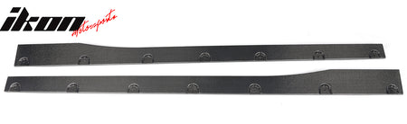 Fits 24-26 Ford Mustang R Style Carbon Fiber Side Skirts Extension Splitters CF