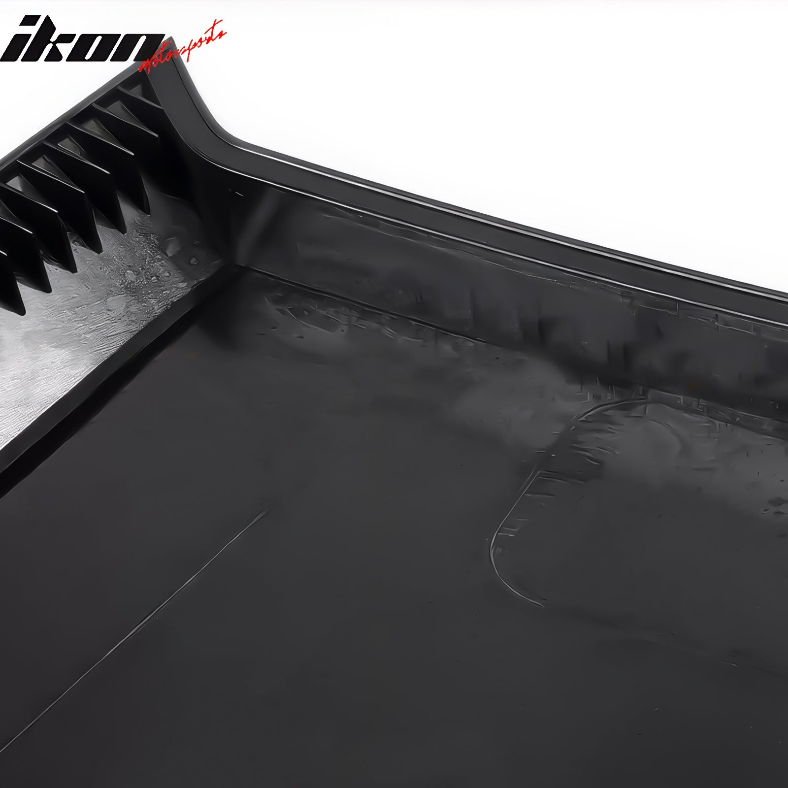 Fits 24-26 Ford Mustang Coupe V Style Side Window Louvers ABS Carbon Fiber Print