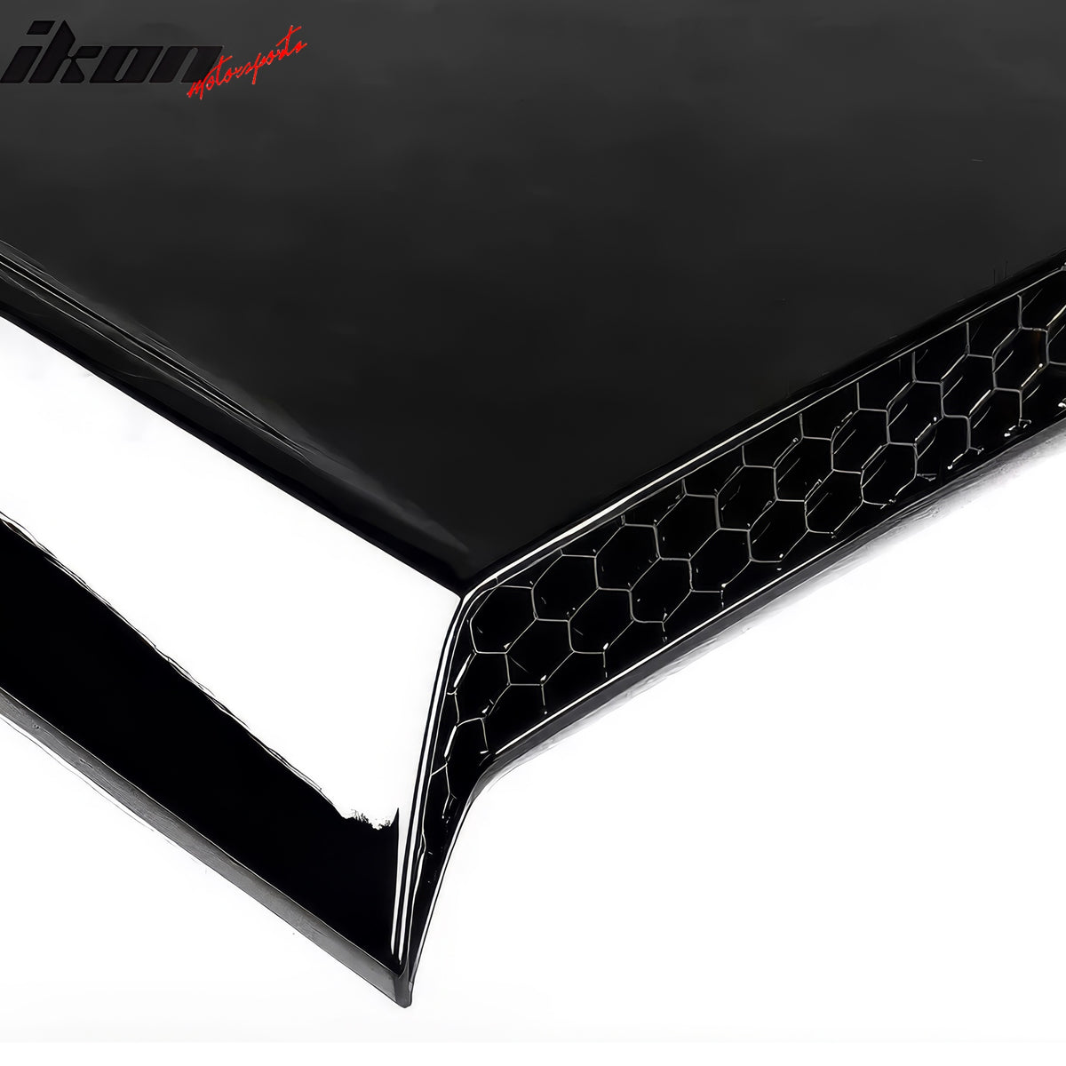 Fits 24-26 Ford Mustang Coupe V Style Side Window Louvers ABS 2PCS - Gloss Black