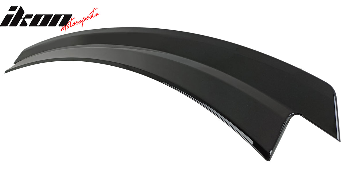 Fits 24-26 Ford Mustang S650 7th Gen R Style Rear Trunk Spoiler Wing Gloss Black