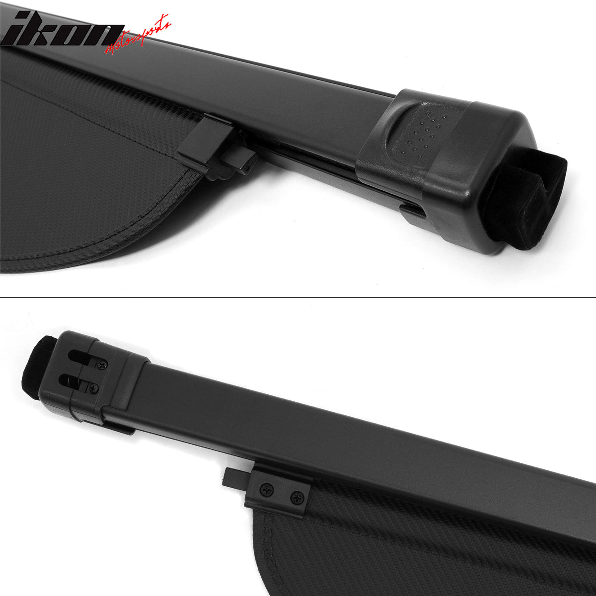 Fits 24-26 GMC Hummer EV SUV Retractable Rear Cargo Cover Carbon Fiber Texture