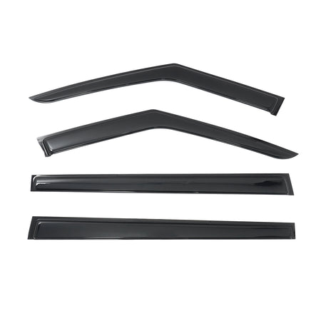 Fits 24-26 Hyundai Santa Fe Window Visors Vent Rain Sun Guard Deflectors Tape-On