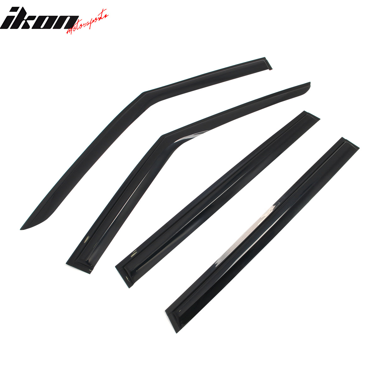 Fits 24-26 Kia EV9 Smoke Acrylic Window Visors Rain Sun Shade 4PCS - Mugen Style