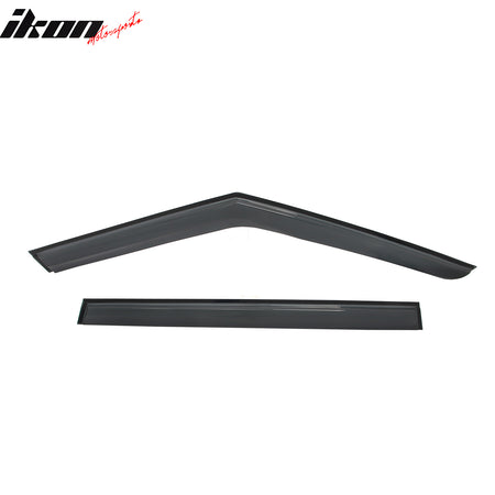 Fits 24-26 Kia EV9 Smoke Acrylic Window Visors Rain Sun Shade 4PCS - Mugen Style