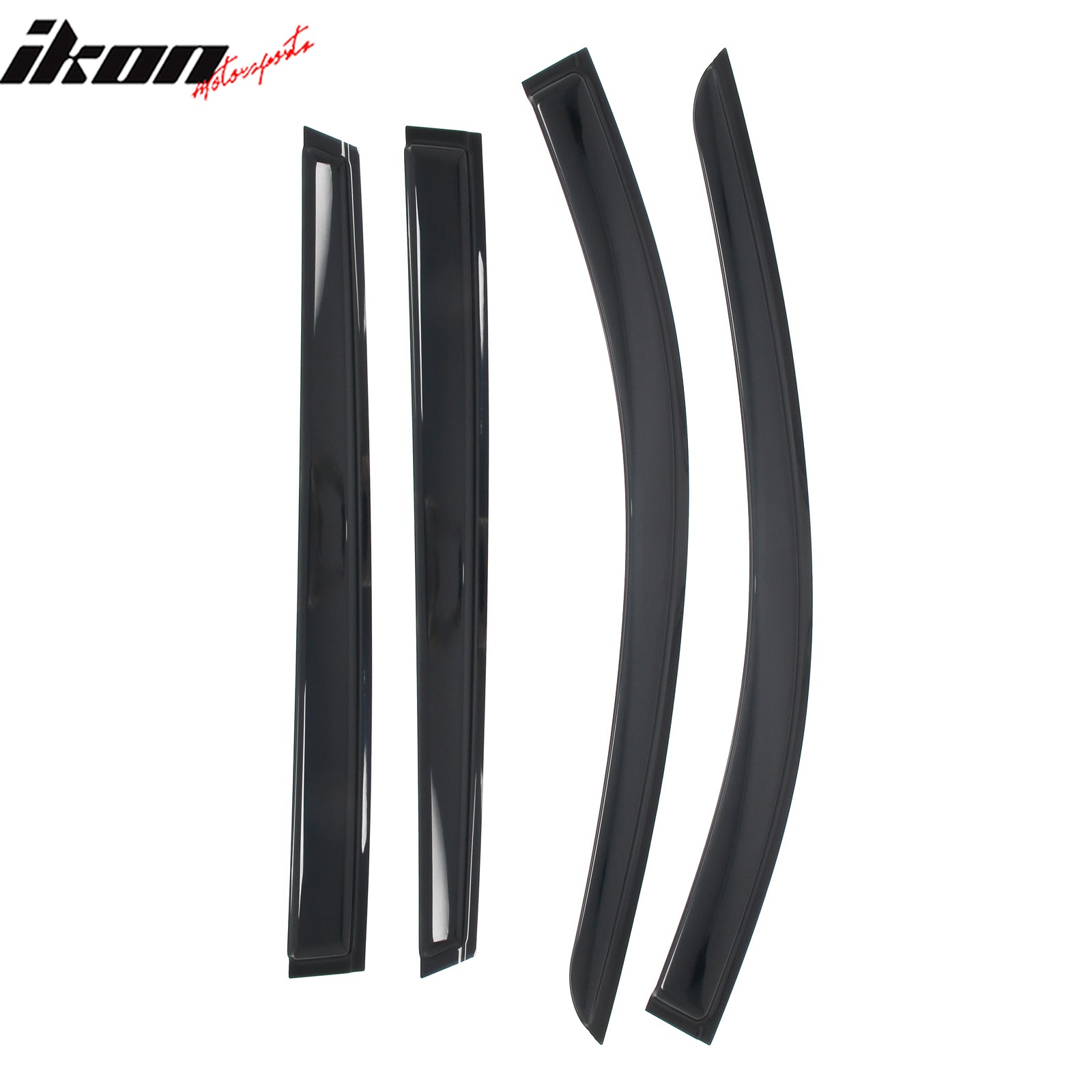 Fits 24-26 Mazda CX-70 CX-90 Window Visors Vent Rain Guards Deflector Tape-On