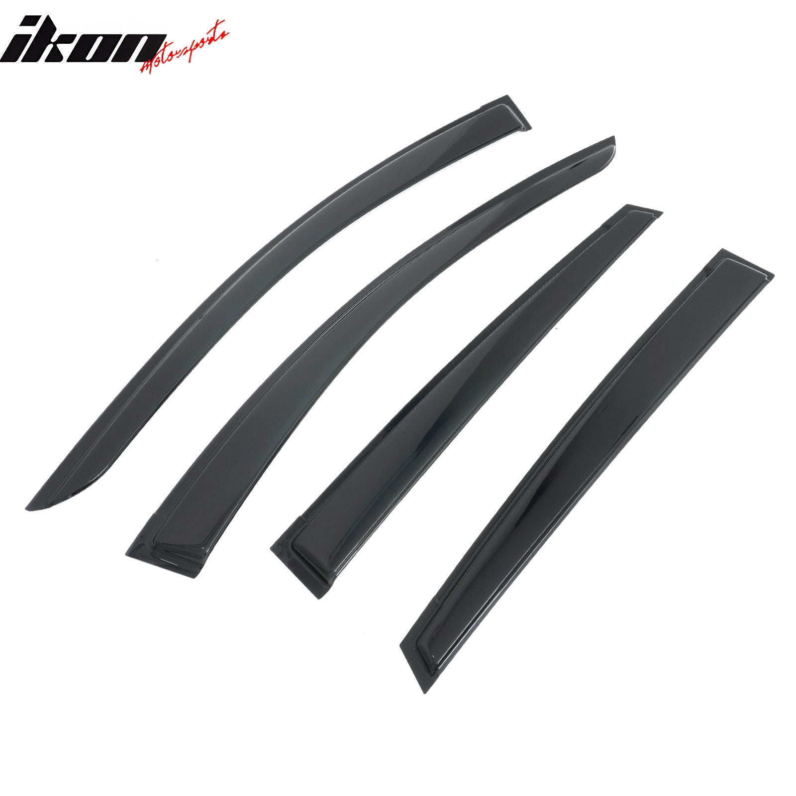 Fits 24-26 Subaru Crosstrek& Impreza Window Visors Smoke Acrylic Deflectors 4PCS