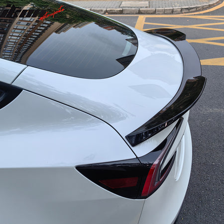 Fits 17-25 Tesla Model 3 Performance Rear Trunk Spoiler Wing Gloss Black - ABS