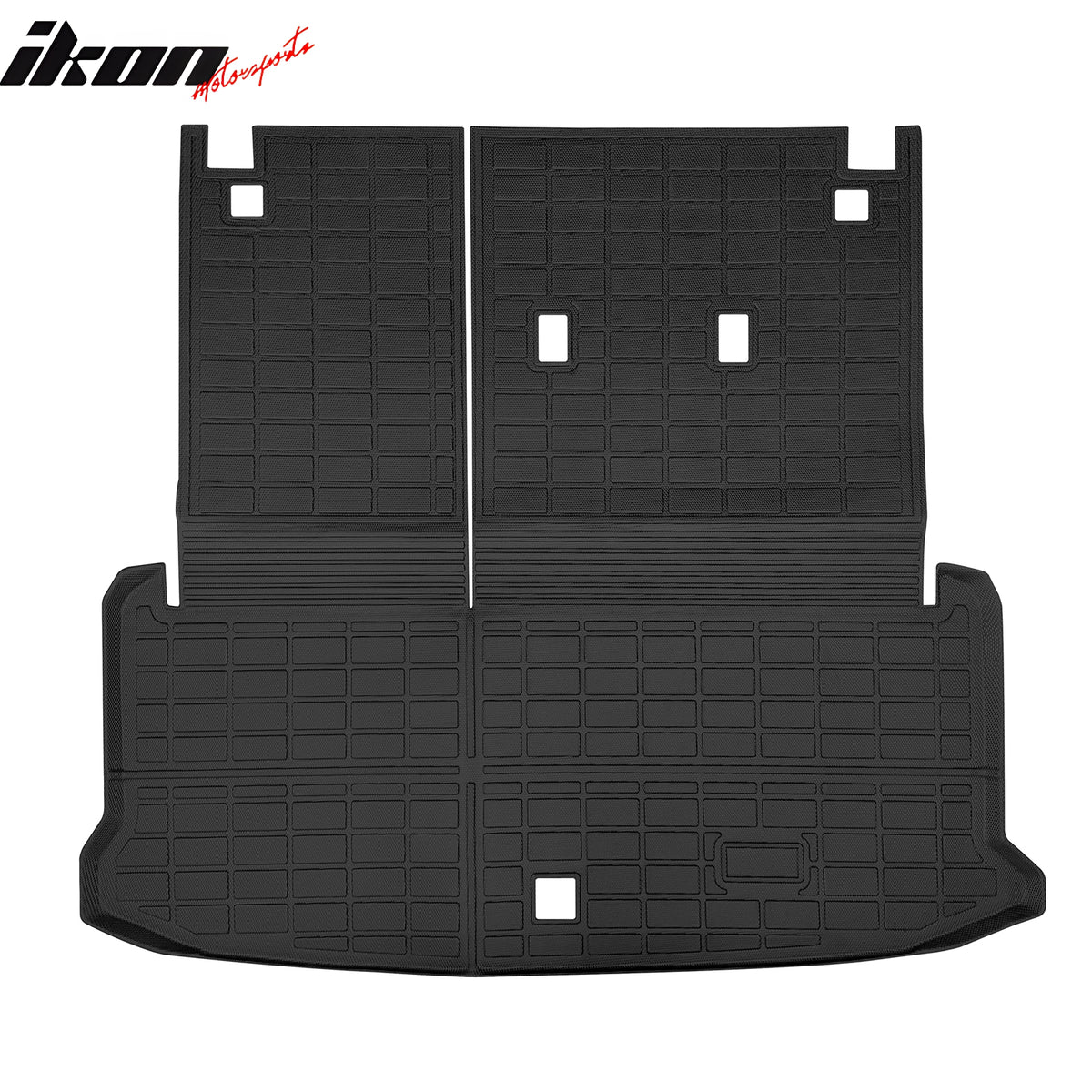 Fits 24-26 Toyota Grand Highlander Trunk Mat & Backrest Mats Cargo Liner Pad TPE