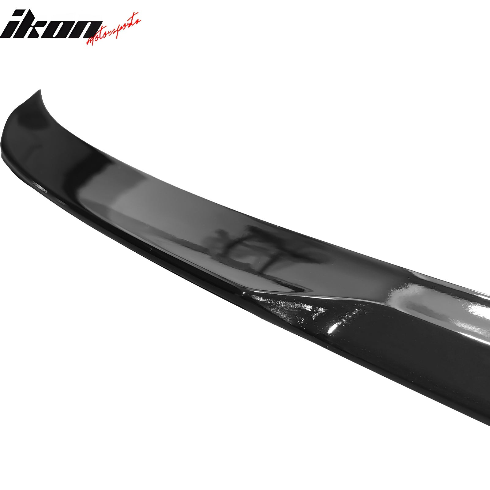 Fits 24-25 Tesla Model 3 V Style Rear Trunk Spoiler Wing Lip Lid Gloss Black ABS