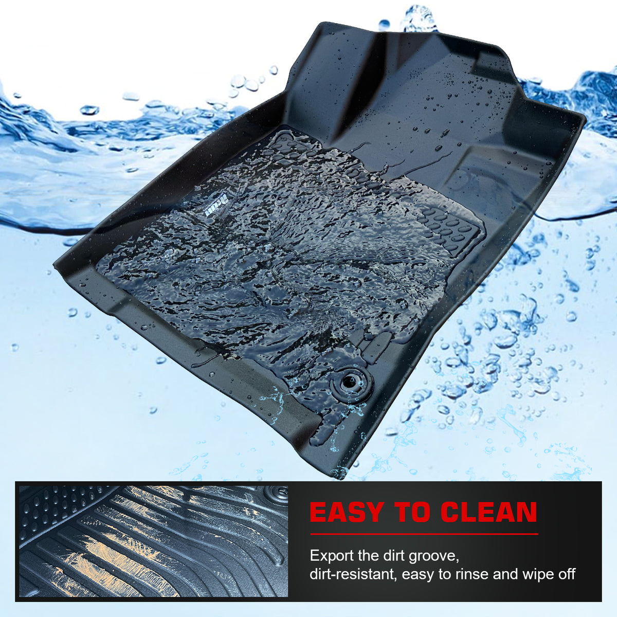 Fits 2025-2026 BMW G45 X3 TPE All Weather Waterproof 3D Floor Mats Liner Carpets