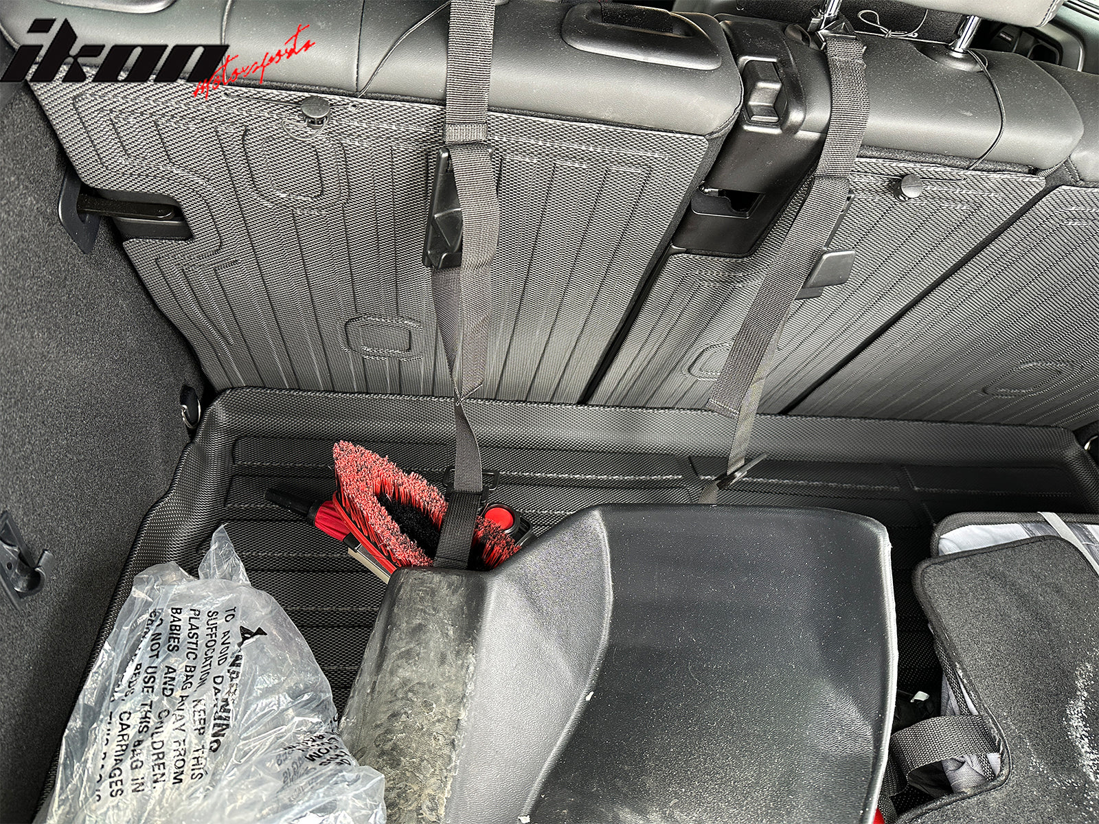 Fits 25-26 BMW G45 X3 TPE Waterproof Rear Cargo Trunk Seat Back Protector Mats