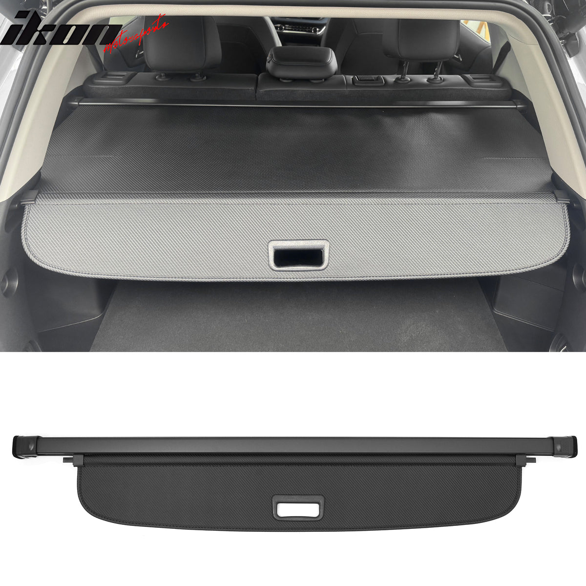 Cargo Cover Trunk Shade For Chevy Equinox & GMC Terrain (2018-2025) – Carbon Fiber Texture Canvas