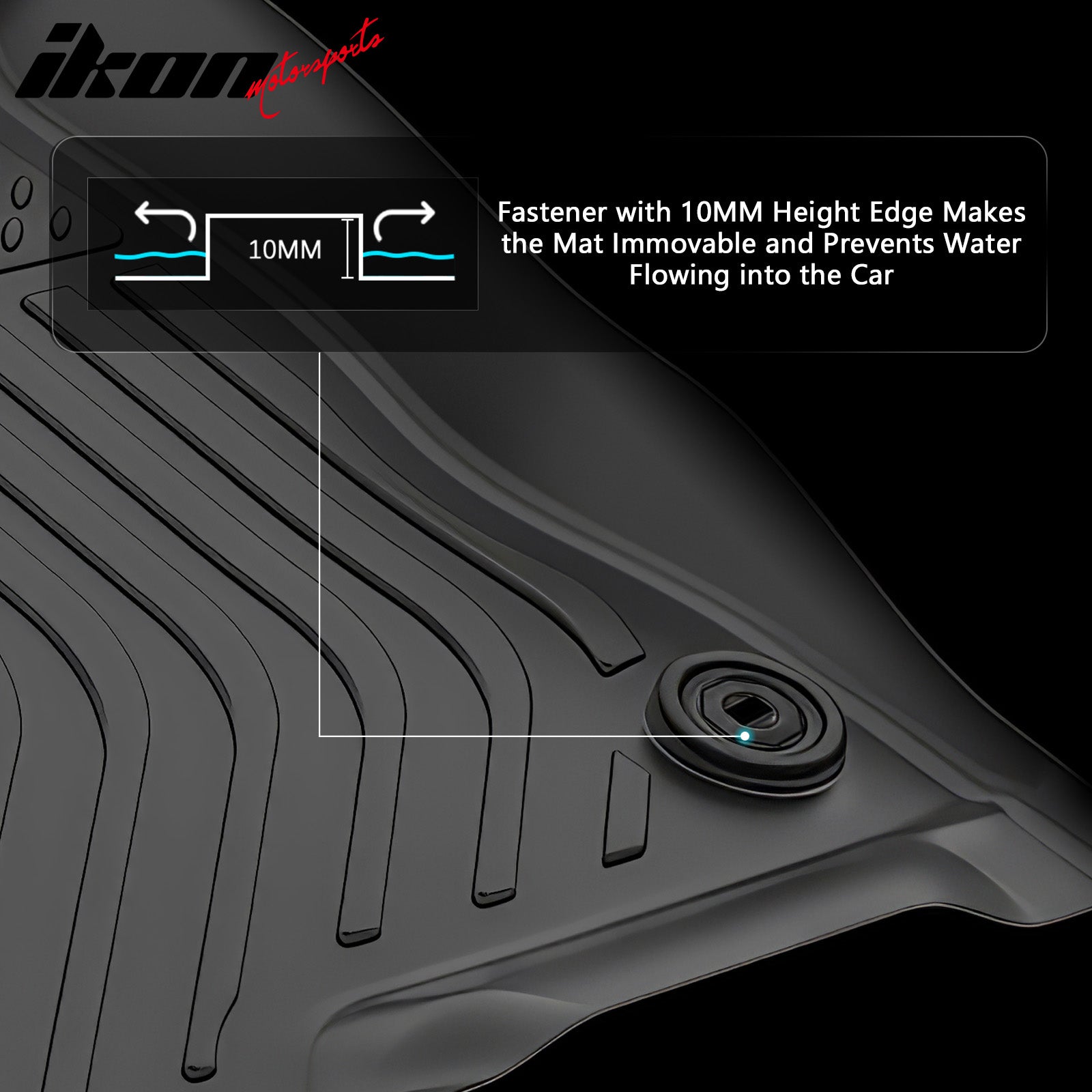 Fits 25-26 Honda Civic Hybrid TPE All Weather 3D Floor Mats Cargo Liner Carpets