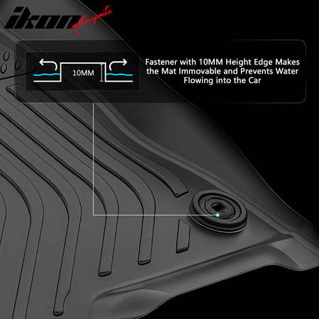 Fits 25-26 Honda Civic Hybrid TPE All Weather 3D Floor Mats Cargo Liner Carpets