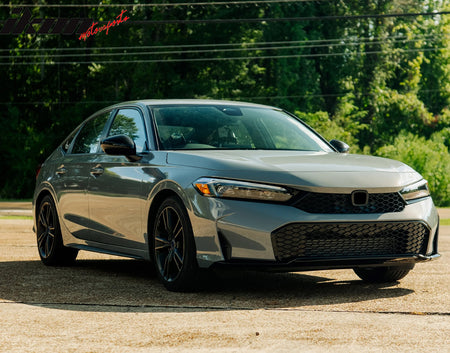 Fits 25-26 Honda Civic Type R Style Front Bumper Lower Grille ABS Gloss Black