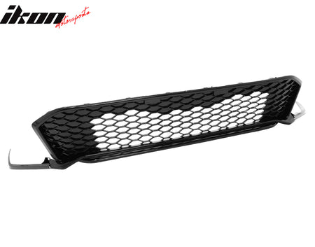 Fits 25-26 Honda Civic Type R Style Front Bumper Lower Grille ABS Gloss Black