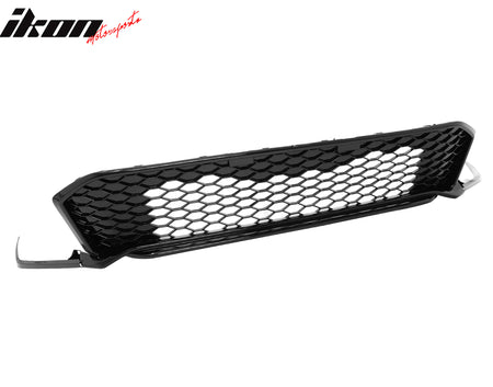 Fits 25-26 Honda Civic Type R Style Front Bumper Upper Lower Grilles Gloss Black