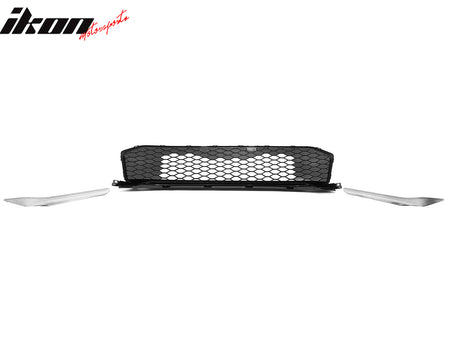 Fits 25-26 Honda Civic Type R Style Front Bumper Upper Lower Grilles Gloss Black