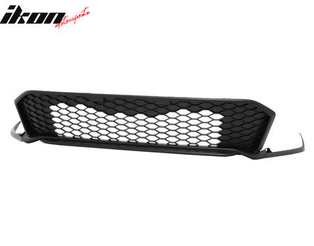 Fits 25-26 Honda Civic Type R Style Front Bumper Upper Lower Grilles Matte Black