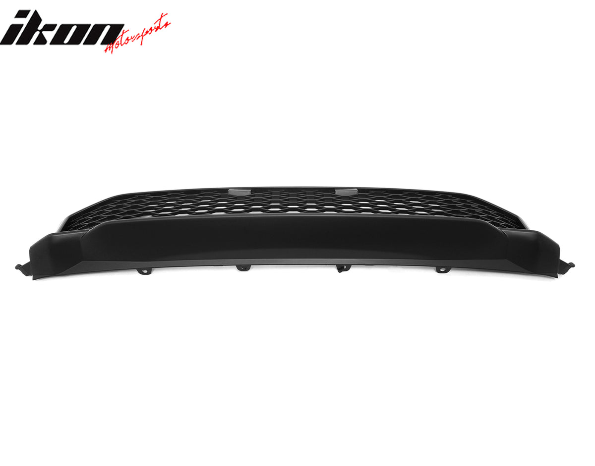 Fits 25-26 Honda Civic Type R Style Front Bumper Upper Lower Grilles Matte Black