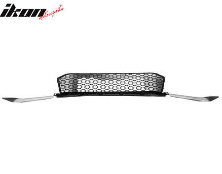 Fits 25-26 Honda Civic Type R Style Front Bumper Upper Lower Grilles Matte Black