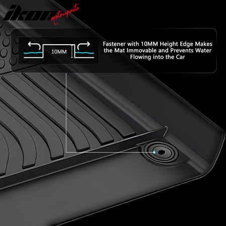 Fits 25-26 Hyundai Ioniq 5 N TPE All Weather 3D Floor Mats Cargo Liner Carpets