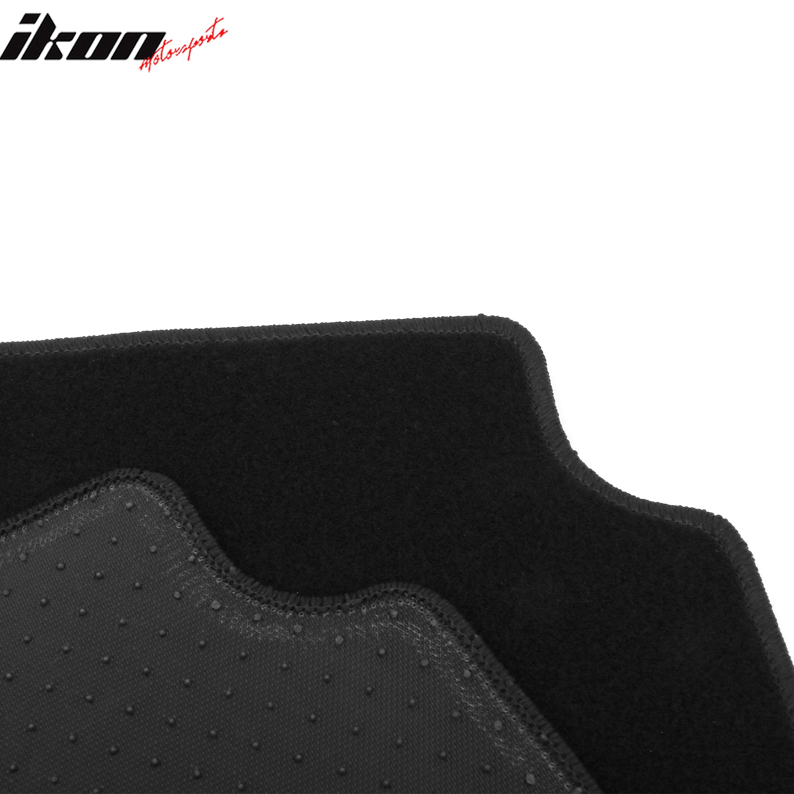Fits 25-26 Kia K4 Anti-Slip First Second Row Floor Mats Carpets Nylon 4PCS Black