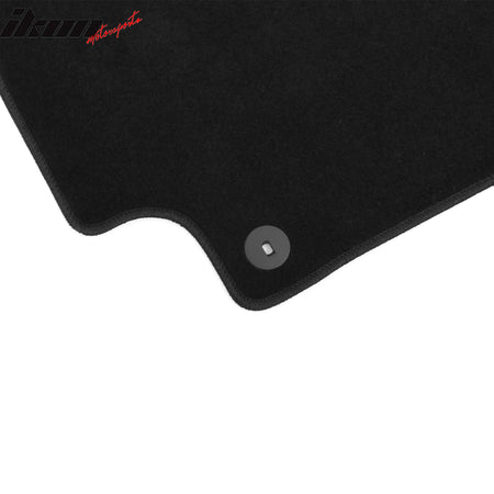 Fits 25-26 Kia K4 Anti-Slip First Second Row Floor Mats Carpets Nylon 4PCS Black