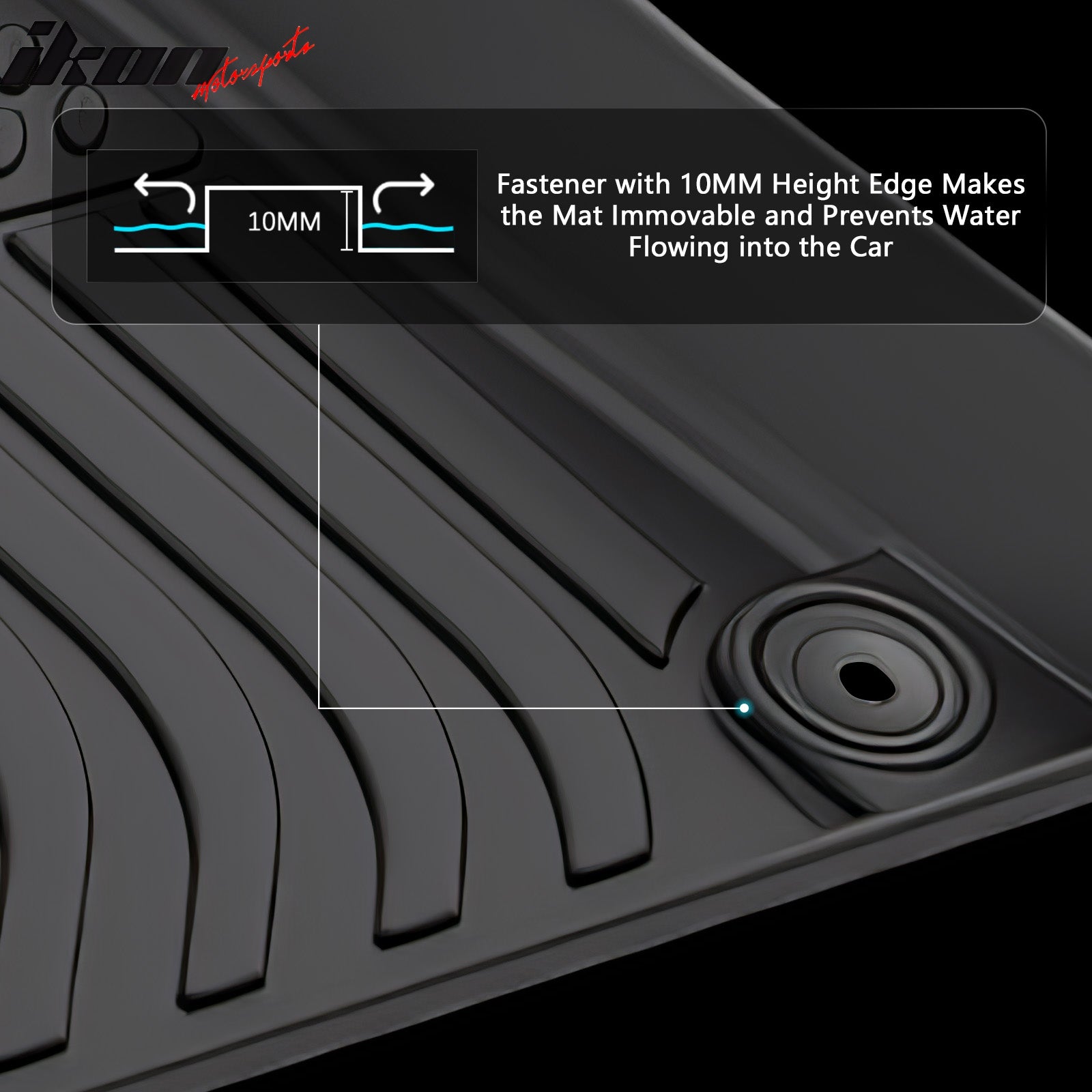 Fits 25-26 Kia K4 Floor Mats TPE Carpets All Weather 3D Custom Car Liner Guard