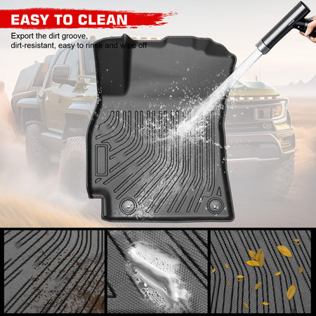 Fits 25-26 Kia K4 Floor Mats TPE Carpets All Season 3D Custom Car Liner Guard