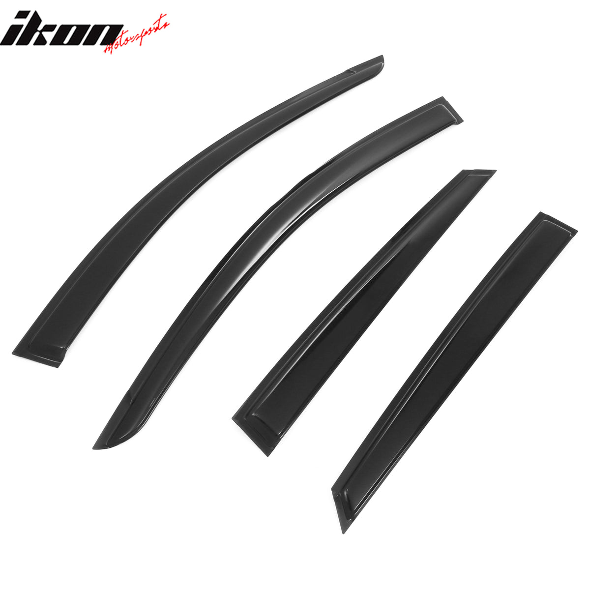 Fits 25-26 Kia K4 Window Visors Vent Rain Wind Sun Guards Deflectors Tape-On