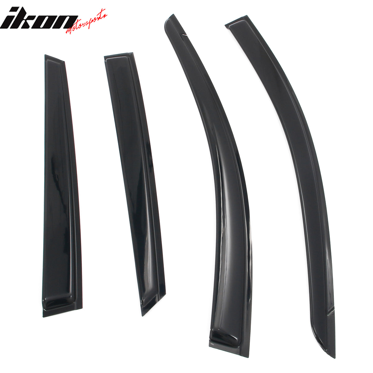 Fits 25-26 Kia K4 Window Visors Vent Rain Wind Sun Guards Deflectors Tape-On
