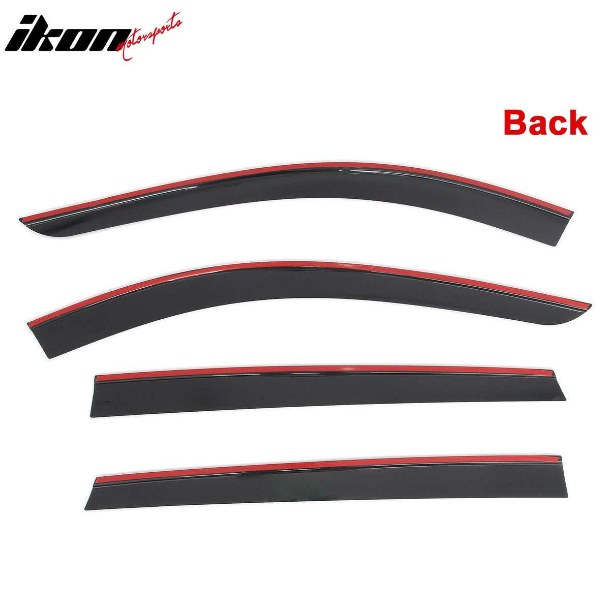 Fits 25-26 Mazda CX-70 & 24-26 CX-90 Low Profile Style Tape-on Window Visors